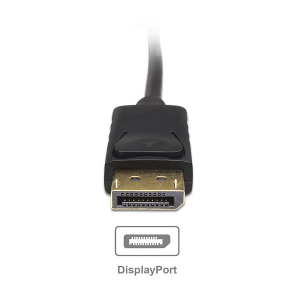 DisplayPort Display Port DP to VGA Adapter Cable Male Female HDTV Converter to Projector Monitor Laptop Computer For PC B2Z8
