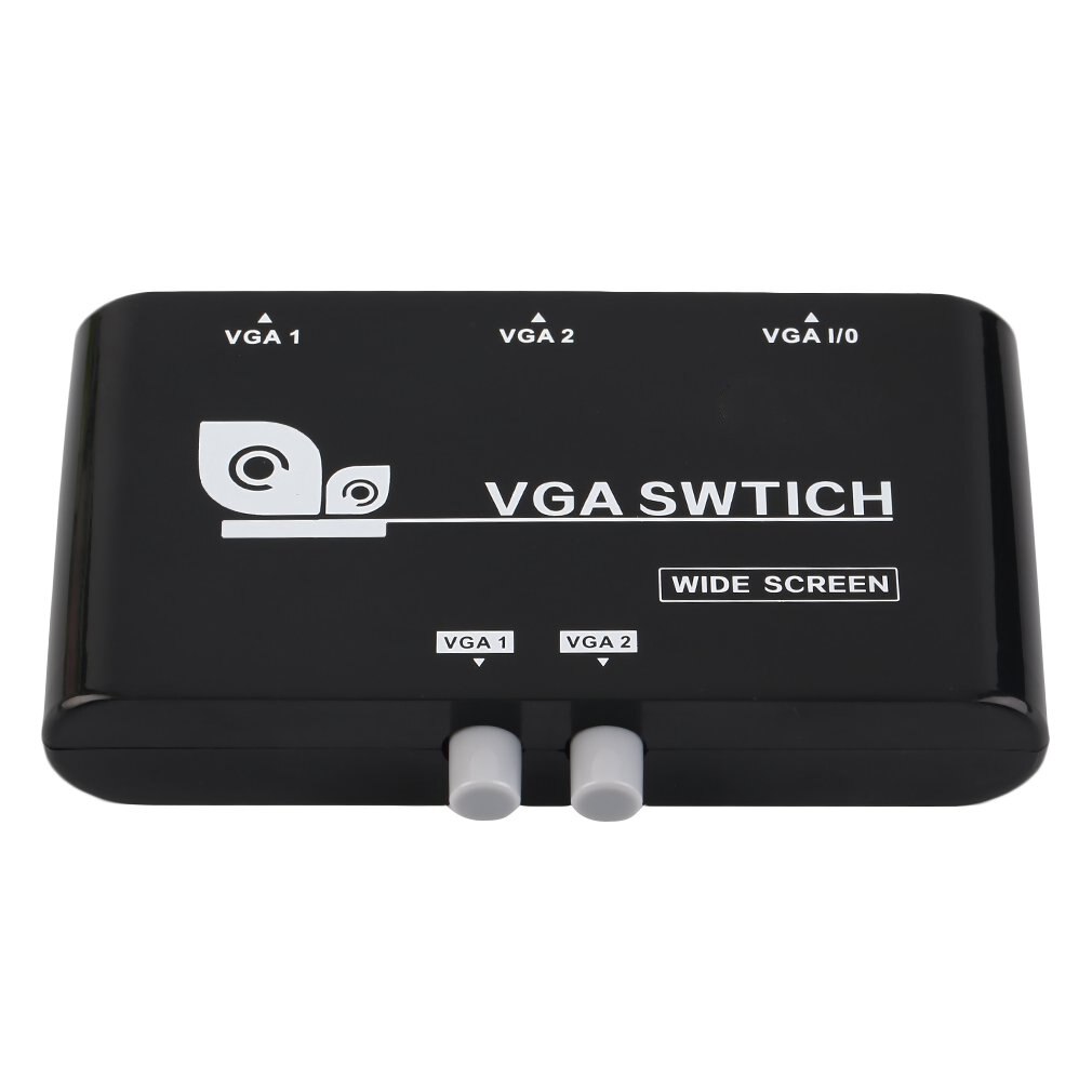 2 In 1 Out Vga/Svga Manual Sharing Keuzeschakelaar Switcher Box Voor Lcd Pc