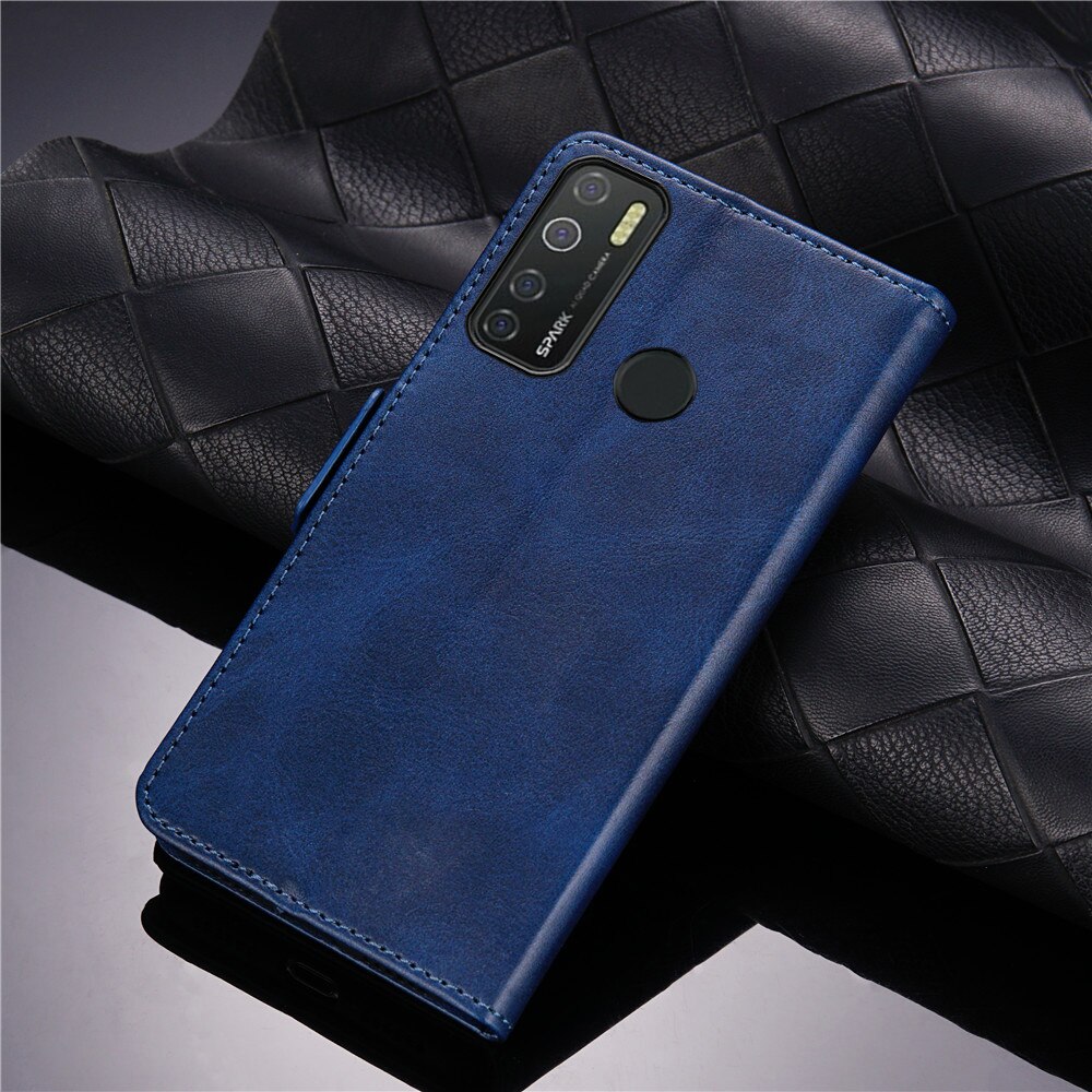 Funda abatible tipo billetera para Tecno Camon 15 Air, funda protectora de cuero para Tecno Camon 15 Air, bolsa de lujo