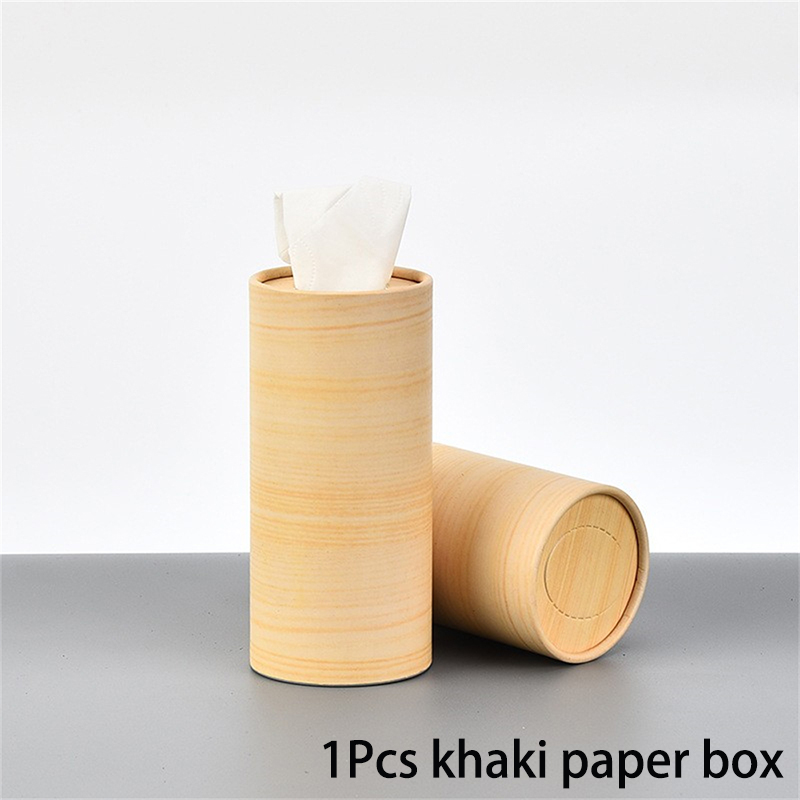 Cylinder servietæsker praktisk husholdningstilbehør subfilm servietrør til bil serviet organizer servietæske organizer sort: Lilla