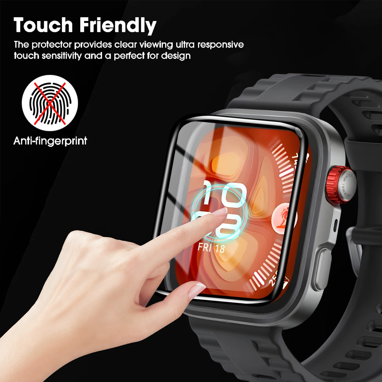 1/4Pack 3D Curved Screen Protector For Huawei Watch Fit 2 Fit3 Fit4 Pro Full Cover HD Soft Film For Huawei Watch ES/Fit 2 3 4Pro