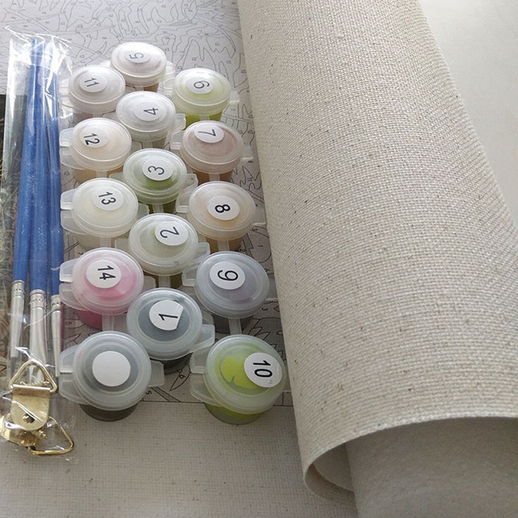 DIY Paint Tulips Digital DIY Painting Acrylic Paint Home Decoration Pink Tulips