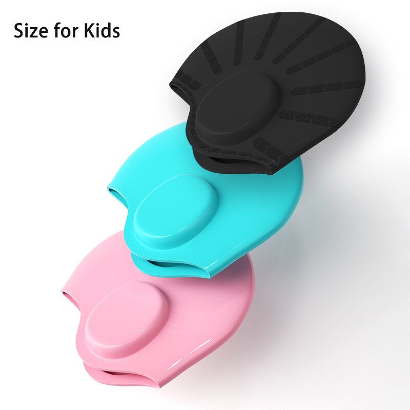 Kinderen Zomer Duurzaam Siliconen Badmuts Met 3D Gehoorbescherming Badmuts Voor Mannen Vrouwen Badmuts Voor Korte Lange haar