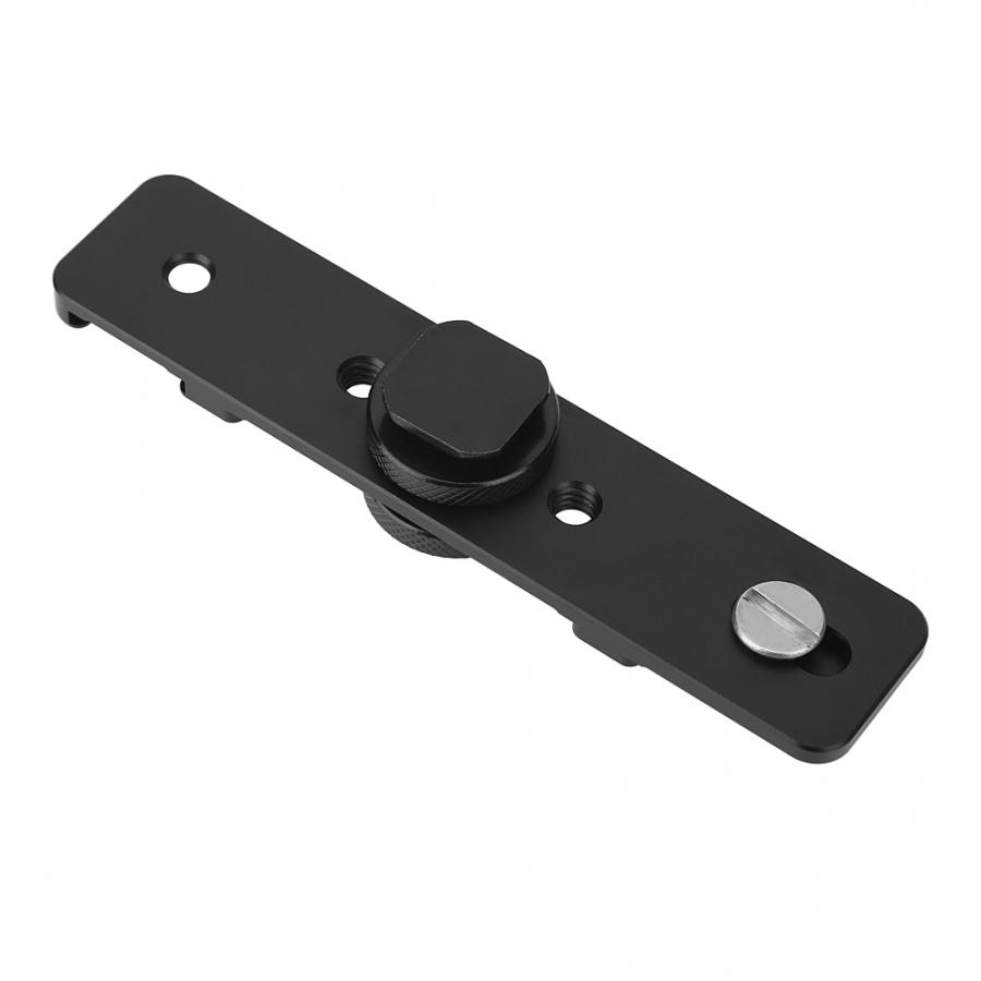 flash accessories Acouto Aluminum Alloy Camera Dual Shoe Extension Bar, Flash/Microphone Mount Bracket Photography
