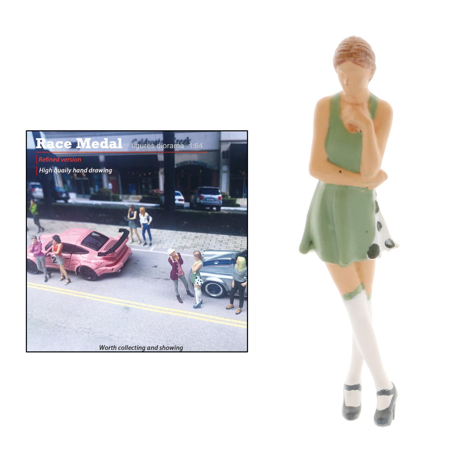 1:64 Diorama Abbildung Denken Puppe Zug Schreibtisch Dekoration Sammlungen, Simulation und Exzellente Verarbeitung: Stil 2