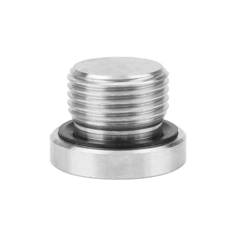 Auto Replacement M18X1.5 O2 Oxygen Sensor Stepped Hex Bolt Bung Plug M18 X 1.5 Oxygen Sensor Fittings Steel Weld Bung