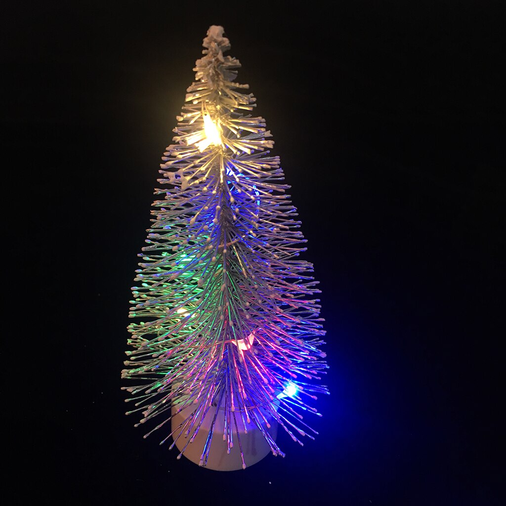 1/12 Dollhouse Miniature LED Light Christmas Tree Model Ornaments