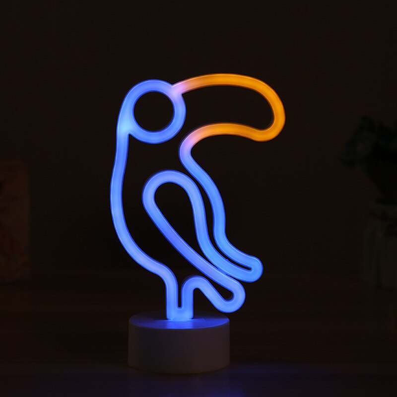 Neonljus färgglad regnbåge anpassad nattlampa för rummet hem fest bröllop dekoration jul neon lampa ins stil belysning: Stil 7