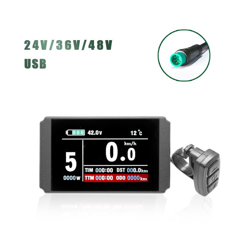 Kt Ebike Lcd Led Display Kuteng 24V 36V 48V Lcd3 Lcd8h Led 880 LCD7 Elektrische Fiets display Voor Elektrische Fiets Kit