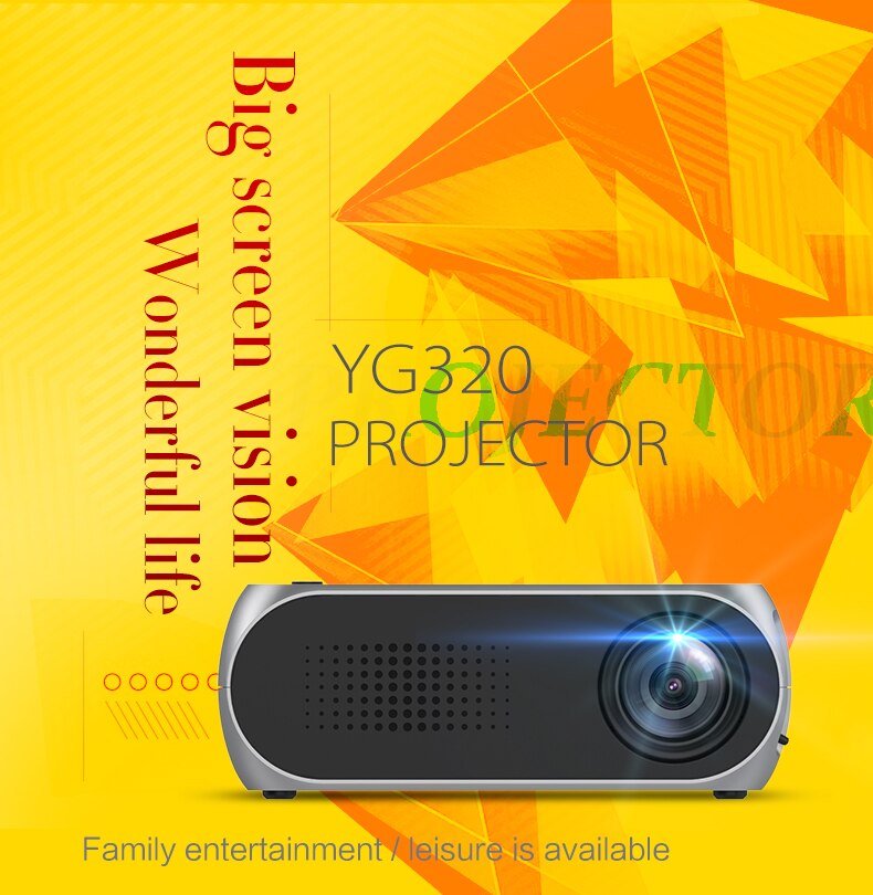 Household Micro Projector Entertainment Outdoor Projector LED Video Digital Home Theater