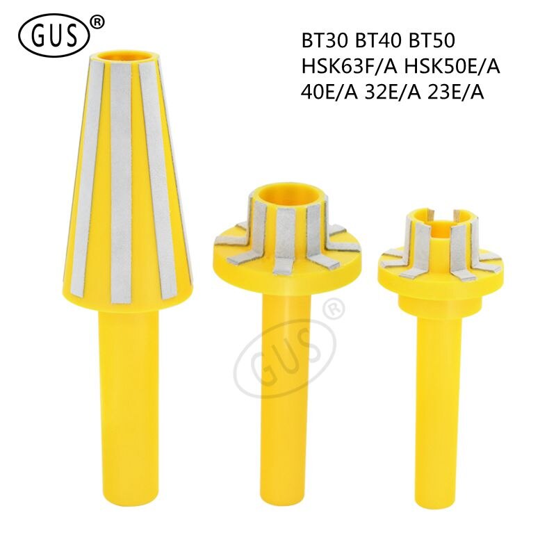 BT30 BT40 BT50 HSK63F/A HSK50E/A 40E/A 32E/A 25E/A wrzeciona pręt do czyszczenia szczotka do czyszczenia stożek Collet uchwyt wytrzeć uchwyt na narzędzia CNC