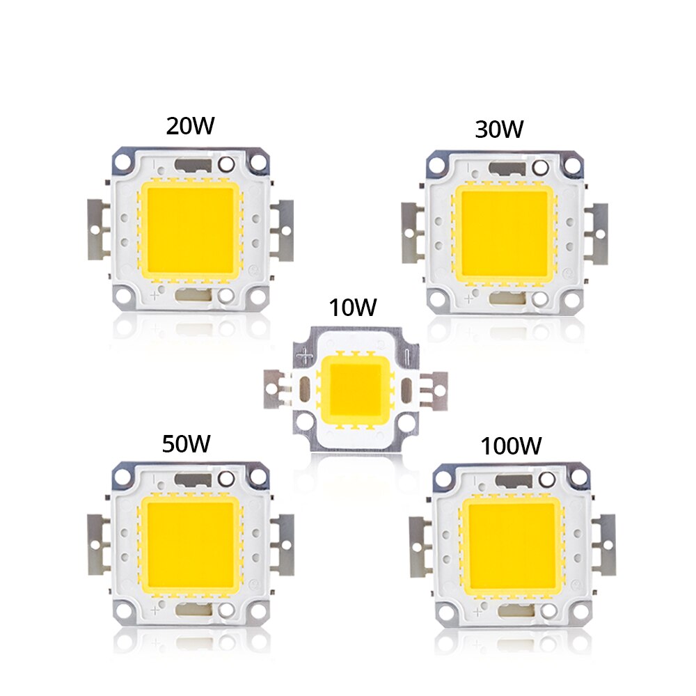 Foxanon Matrix Spot Lights 10W 20W 30W 50W 100W COB Led Lamp Bead Integrated LED Light DC12V 36V For DIY Floodlight Flashlight