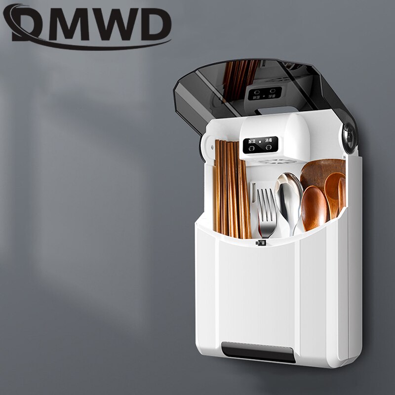 DMWD Home Kitchen Tableware Sterilizer Box Large Capacity USB Disinfection Machine Chopsticks and Dishes Cleaning Equipment
