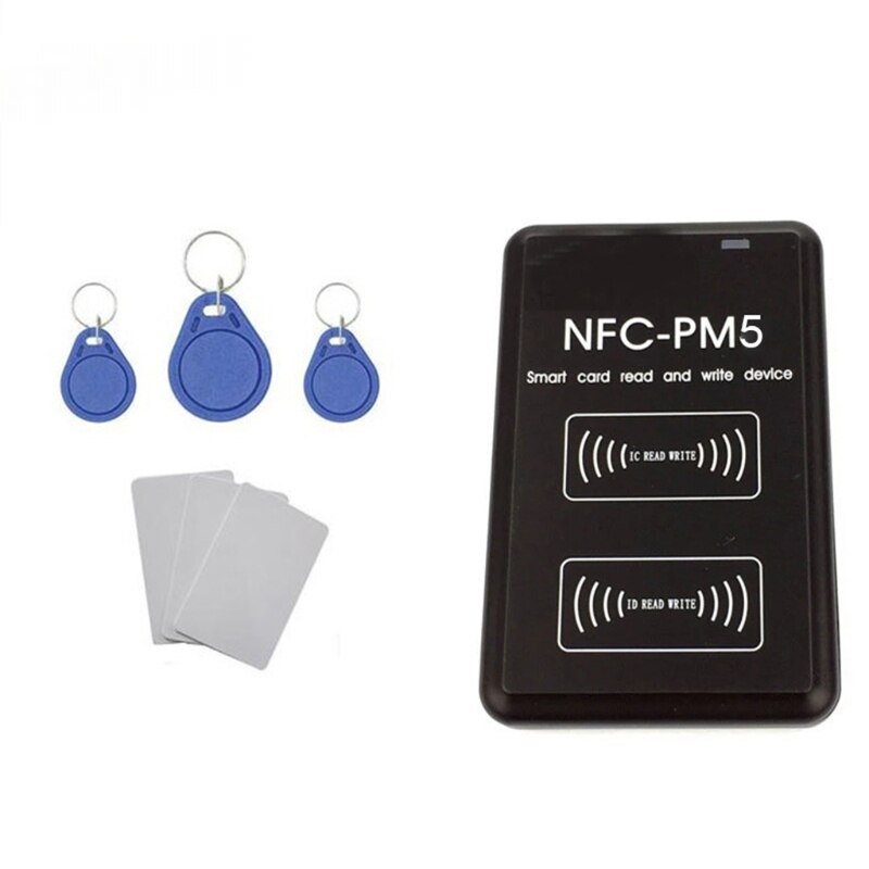 9- frequenz-nfc-rfid-kartenkopierer, -leser, -schreiber und -duplikator für ic-id-karten, tragbarer smartcard-mifare-kartenreplikator