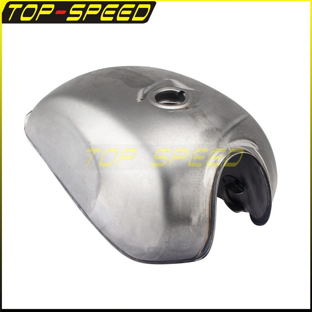9L Cafe Racer Gas Fuel Tank Bare Steel Motorcycle Oil Gasoline Box For CFMOTO Mandrill Unpainted Scrambler