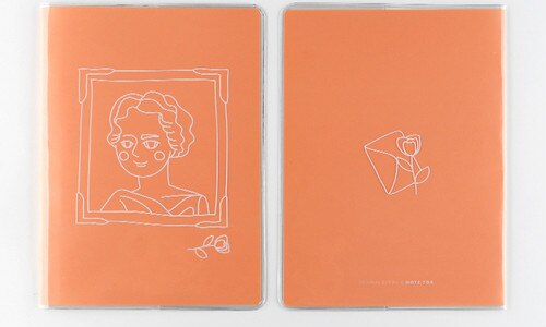 Note til pvc-omslag  a5 a6 blomsterprintet gennemsigtig softcover til monteret journalomslag: A5 pvc dækning-d