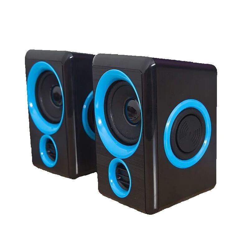 Computer Desktop Speaker Stereo Bass 2.5 Inch Speaker Dual Diaphragm 2.0 Speaker USB Wired Multimedia Music Speakers , колонки