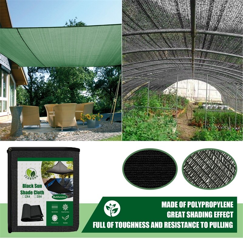 Verschlüsselt Schattierung Netz Polypropylen Sonne Schatten Segel Sonnenschutz UV Sonnenschutz Markise draussen Garten Balkon Schatten Netz Tuch