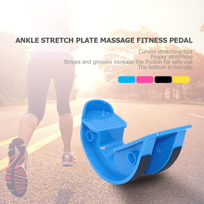Estirador de pie para pies, tabla de estiramiento de tobillo de pantorrilla balancín para Aquiles Tendinitis, Pedal de masaje muscular, camilla de Fitness, planta de Yoga, 1 ud.