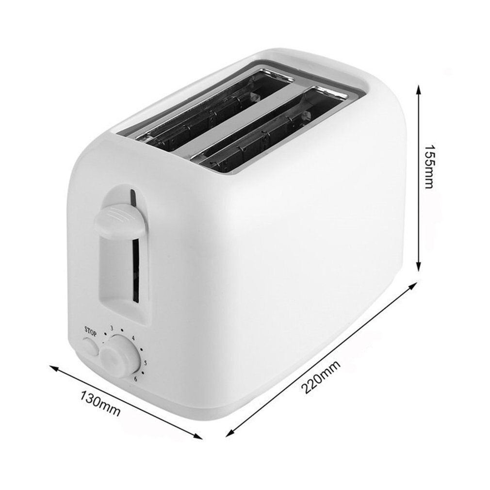 Automatic Toaster 2-slice Breakfast Sandwich Maker Machine 800W 220V 7-speeds Baking Cooking Appliances Home Office Toaster 60hz