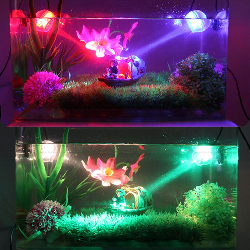 Iluminación LED para tanque de peces, foco submarino resistente al agua, luz de noche Marina/buceo, lámpara de Acuario, accesorios de decoración, 88 x h8z