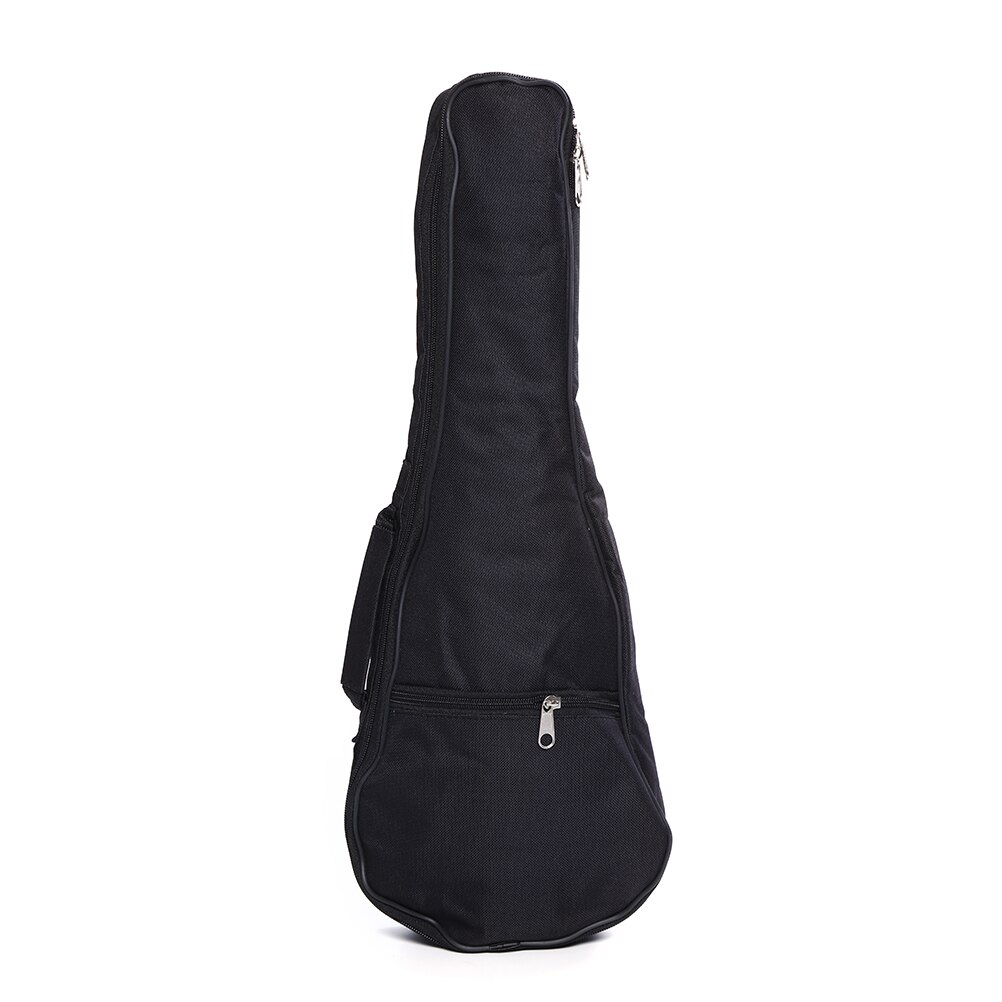 21 "gitarrpåse justerbara axelremmar gitarrväskor nylon oxford ukulele vattentätt gitarröverdrag gig bag svart mjukt fodral: Default Title