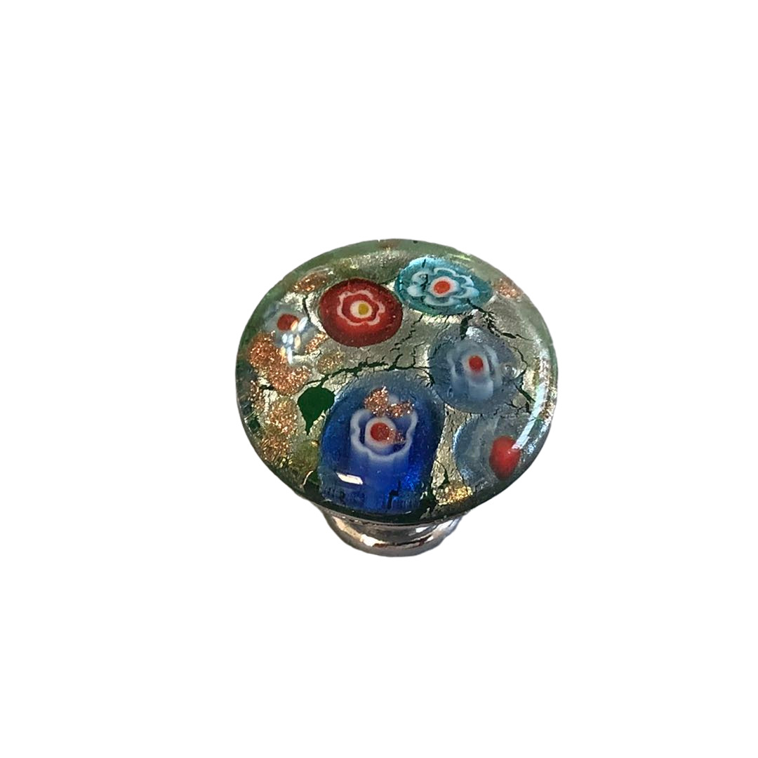 Tirador de cristal Multicolor para cajones, herrajes para decoración del hogar, tiradores de puerta de cocina y muebles
