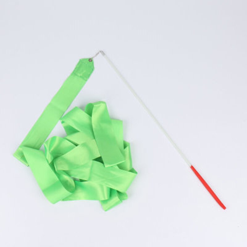 2 m/4 m/6 m colorido ginásio fitas dança fita rítmica arte ginástica ballet streamer giratório vara para ginásio formação