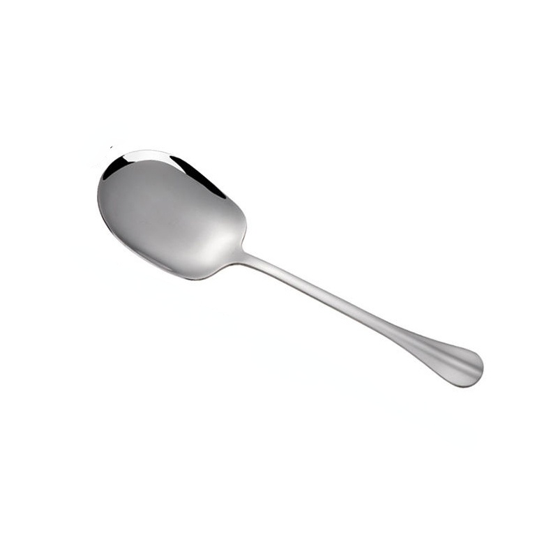 Kitchen Dinner Dish Public Spoon Soup Restaurant Large Stainless Steel Distributing Spoon Buffet Serving Spoon Big Soup Spoon