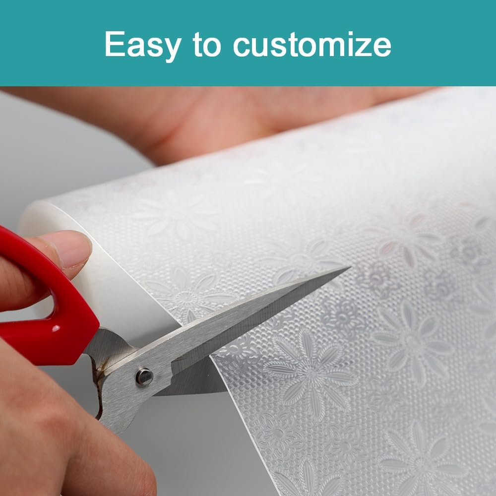 30x150cm Refrigerator Non-Slip Liners Transparent Washable Drawer Liners Kitchen Cabinet Dustproof Mat Reusable Mats