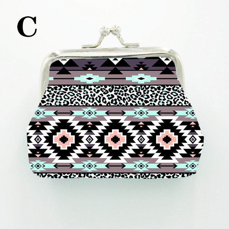 6 Stijlen Bohemen Vrouwen Portemonnee Vintage Nationale Wind Portemonnee Met Hasp Dame Clutch Bag Kleine Verandering Pouch: C