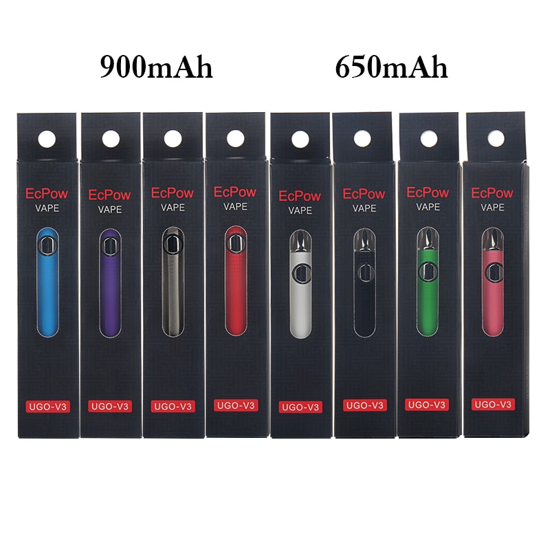 5Pcs Original UGO V3 510 Thread Battery With Micro USB Charger Preheat Variable Voltage Popular Pen For Thick Oil CBD Cartridge