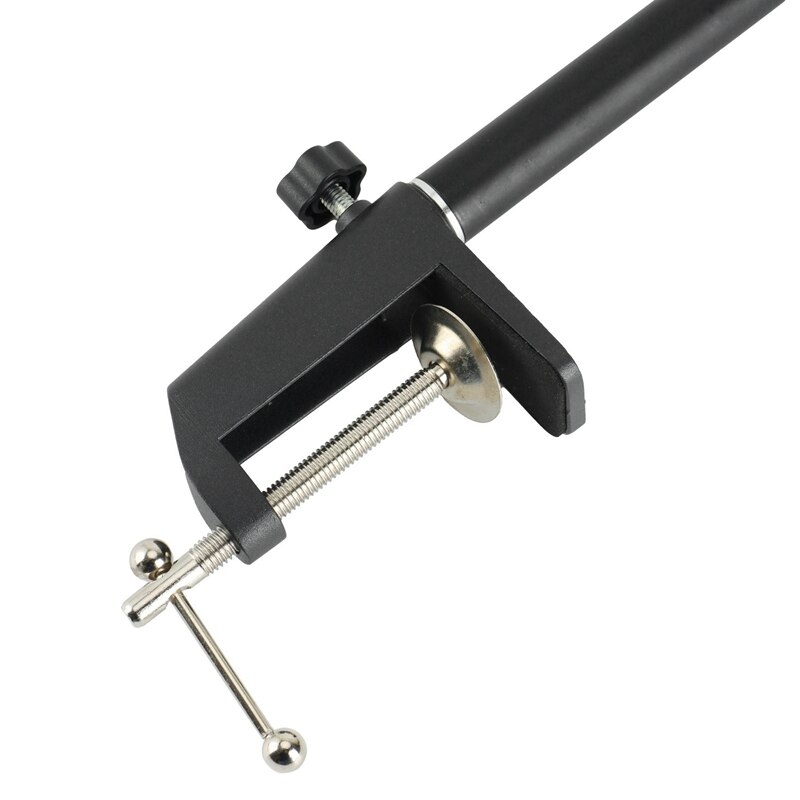 Mikrofon Stand-Mic Stand Pult Mikrofon Boom Arm Mikrofon Halter mit Gooseneck 2Pc Mic Clip 360 einstellbar Stand