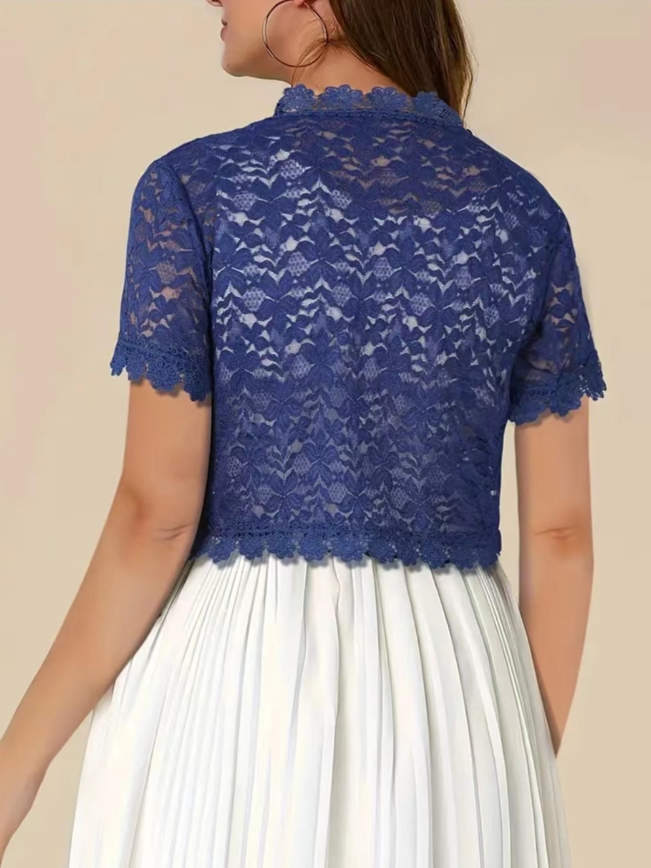 Cardigan en dentelle pour femmes, châle découpé, petit gilet, chemise de climatisation d'été, cardigan de plage fin, petit vêtements d'extérieur