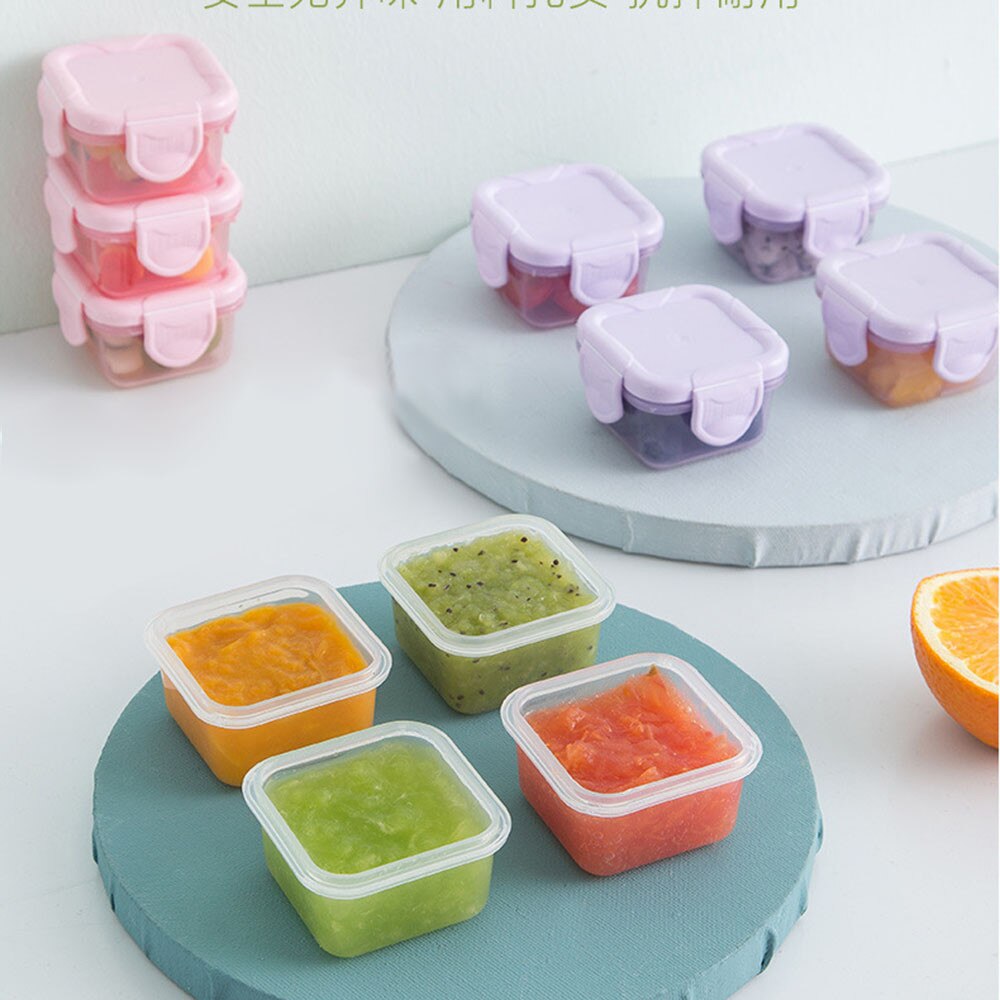 Mini cajas selladas de aliño de alimentos de grado alimenticio, cajas de anzuelos de pescado de cebo, Caja de almacenaje para medicina, organizador de joyería