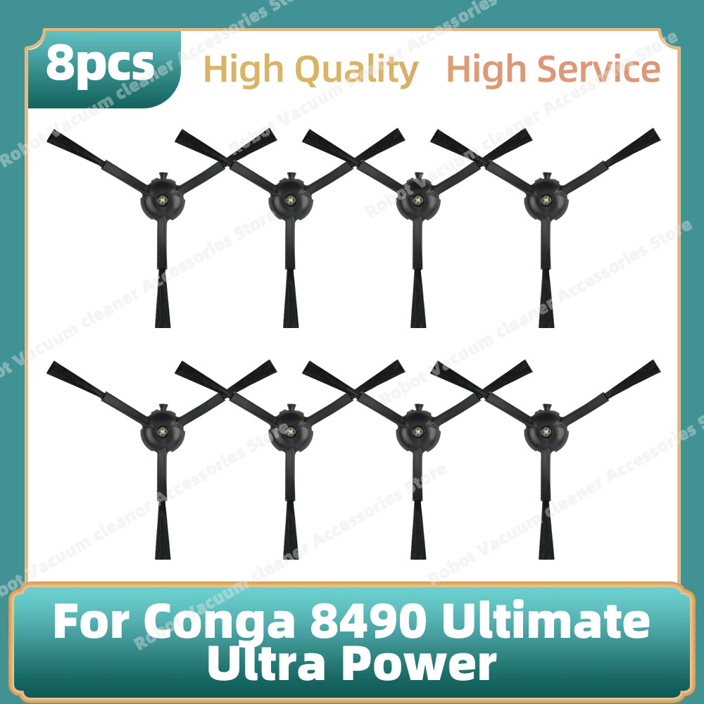 Compatible For Cecotec Conga 8490 Ultimate Ultra Power / 7490 Ultimate Home X-Treme Genesis Accessories Brush Mop Bag Parts: Dark Khaki