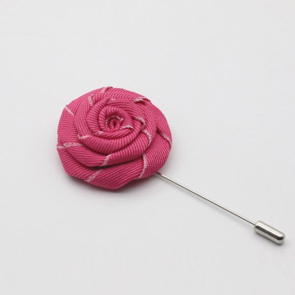 HUISHI Twee Kleur Stof Bloem Broches Revers Pin Mannen Vrouwen Broche Suits Decoratie Reversspeldjes Voor Suits Accessoires 12 Kleur: J 2