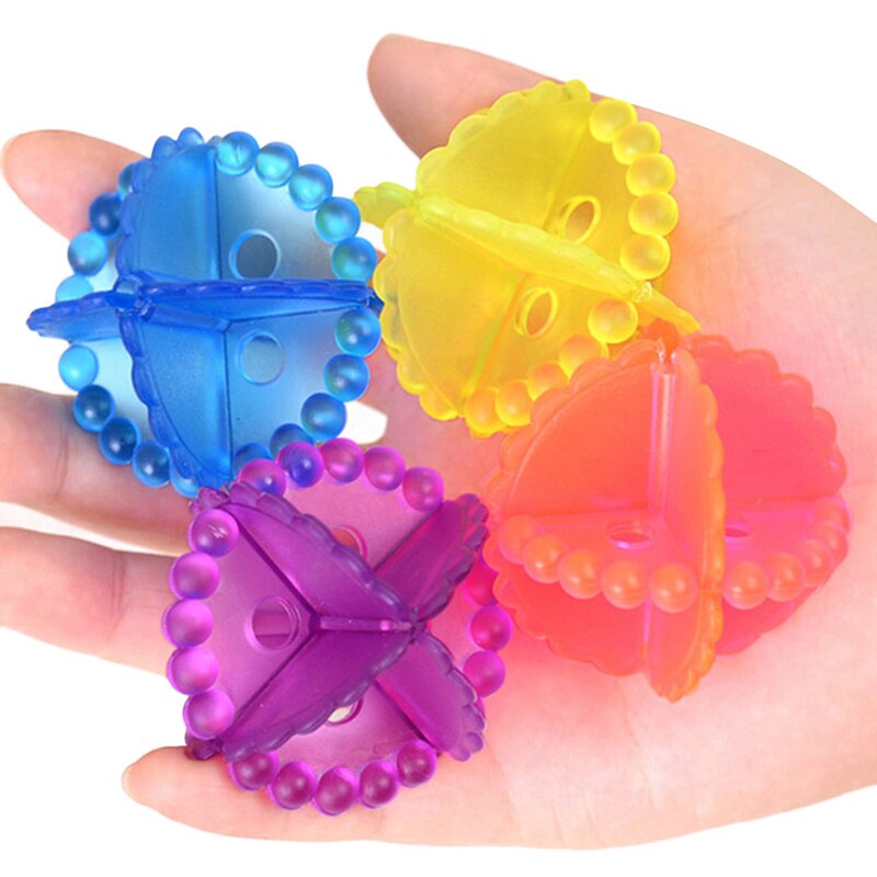 10 Pcs Decontamination Laundry Ball Anti-Winding Washing Ball Dryer Balls Keeping Laundry Fresh Drying Fabric Softener