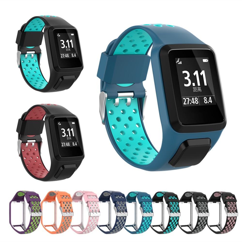 Silikon Band Strap Für Tomtom Runner 2/3 Sport Uhrenarmbänder TPE Handgelenk Gurt Für Tomtom Adventurer/Golfer 2/Funken/3 musik Armband
