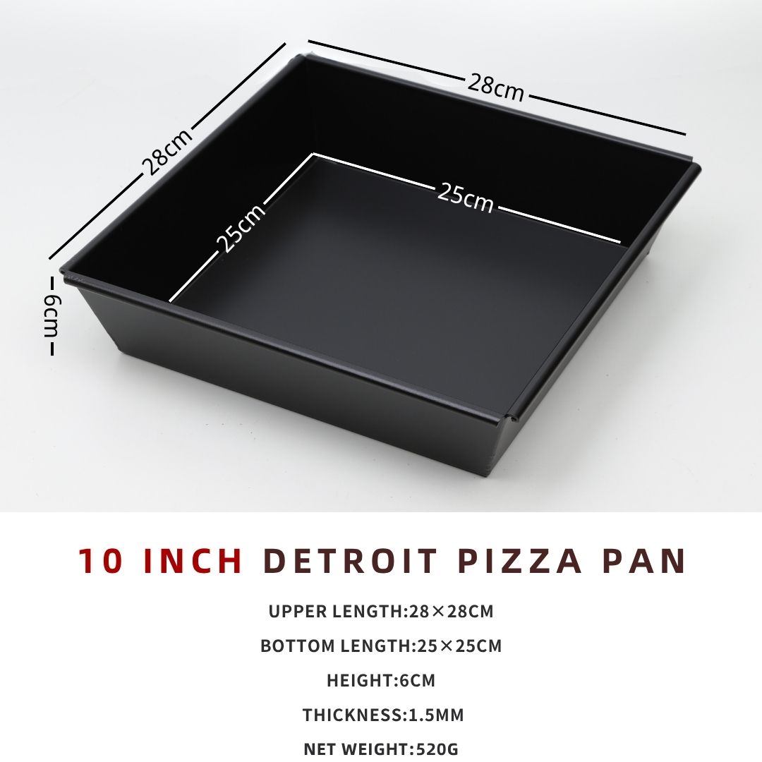 6 ~ 10 inch Detroit Style Pizza Pan Deep Dish Pizza Pan, Pizza Pan, Vierkante Bakpan, Bakvormen Keukengerei, Aluminium