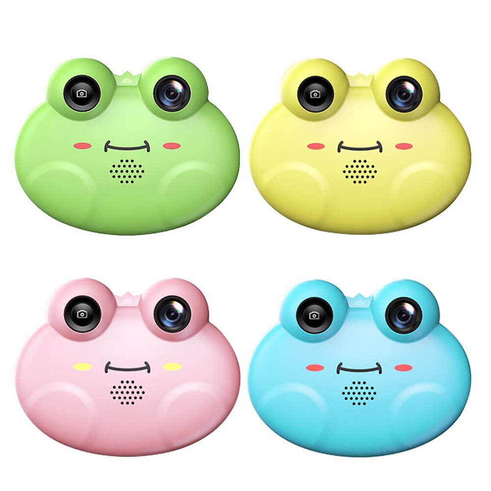 Rechargeable Cartoon Frog Digital Camera Children Digital Video Camera For Children 8.6*2.65*6.75CM