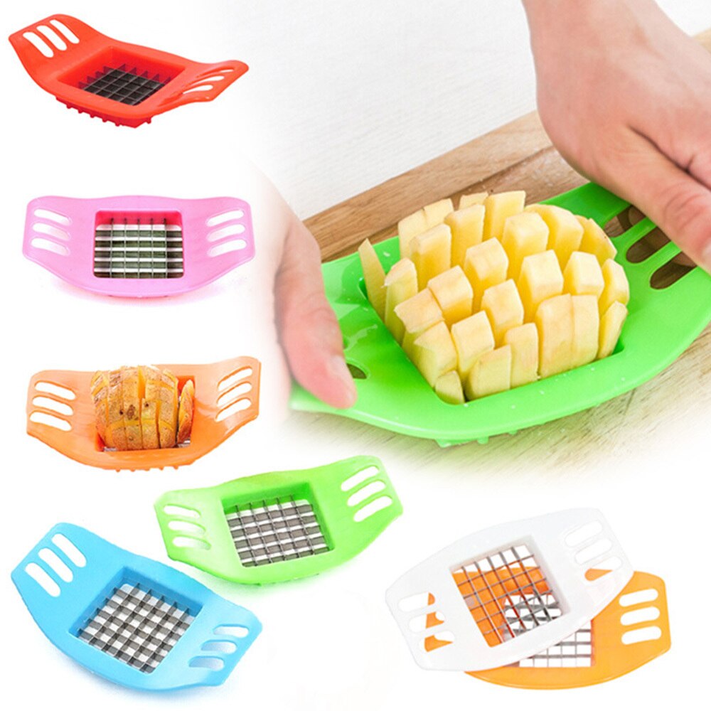 Potato Cutting Device Cut Fries Kit French Fry Yarn Cutter Set Potato Carrot Vegetable Slicer Chopper Chips Making Tool