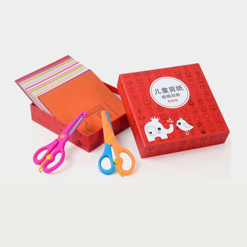 240 PCS Cartoon Paper Folding Cutting Knutselen Kinderen Art Craft DIY Educational Toys For Children Jouet Enfant Kindergarten