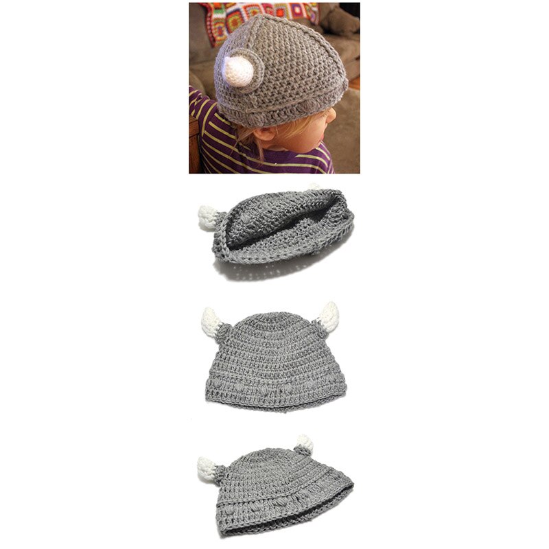 Bonnet Enfant Unisexe Chat/lapin - Gris - Hiver - Taille Unique