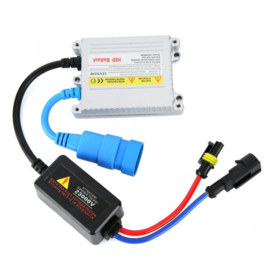 1 Pair Auto Car H7 6000K 12V/55W Xenon Light Bulb Headlight Xenon Lamp High Brightness with Ballast