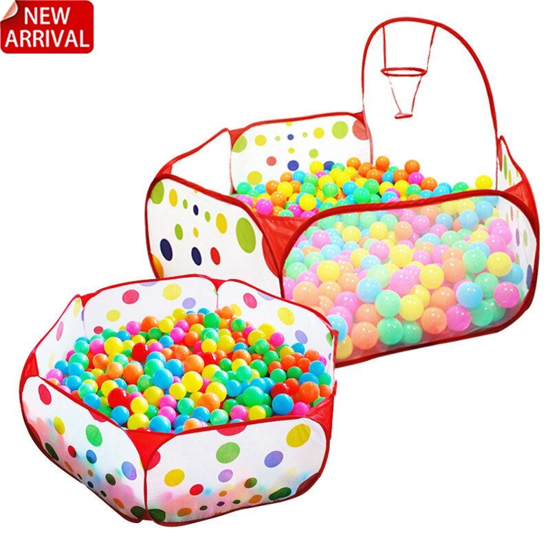 Ozean Ball Pit Baby Laufstall Kinder Spielzeug Zelt Ball Pool mit Korb Outdoor Spielzeug für Kinder Ballenbak