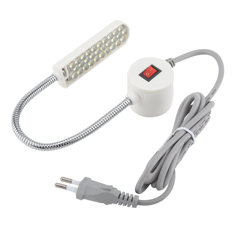 Naaimachine industriële verlichting led-lamp multifunctionele flexibele lamp magnetische naailamp voor werkbank draaibank boormachine: Eu-stekker 220v