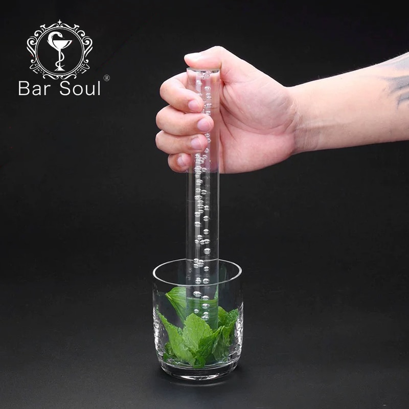Spremiagrumi In Acciaio Inox 304 Con Testina In PP – Pestello Per Cocktail Mojito, Attrezzo Da Bar Professionale, 20 Cm - 3