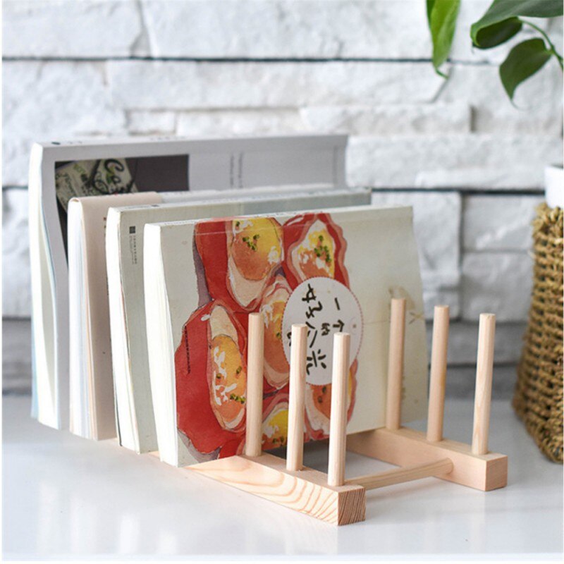 DIY Wooden Dish Rack Plates Holder Kitchen Countertop Organizer Drainers For Dish Bowl Cup Pot Lid Cutting Board Easy Install