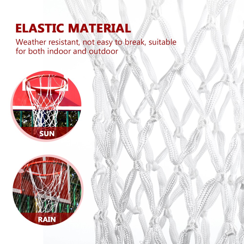 LIOOBO Nylon Braided Regular Size Basketball Net R... – Grandado